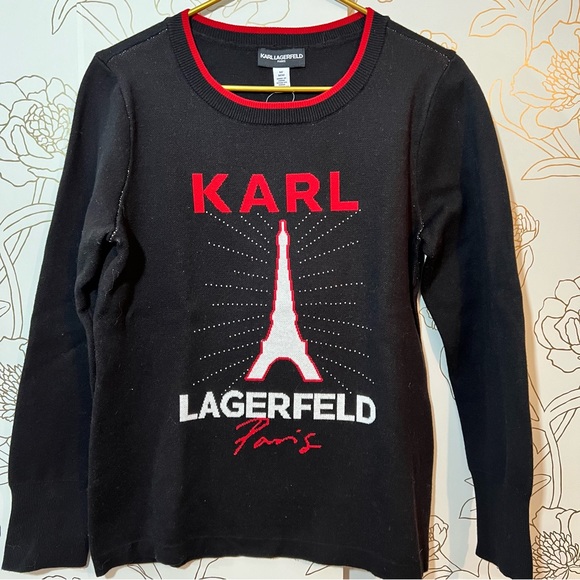 Karl Lagerfeld Black Sweater - Picture 2 of 4